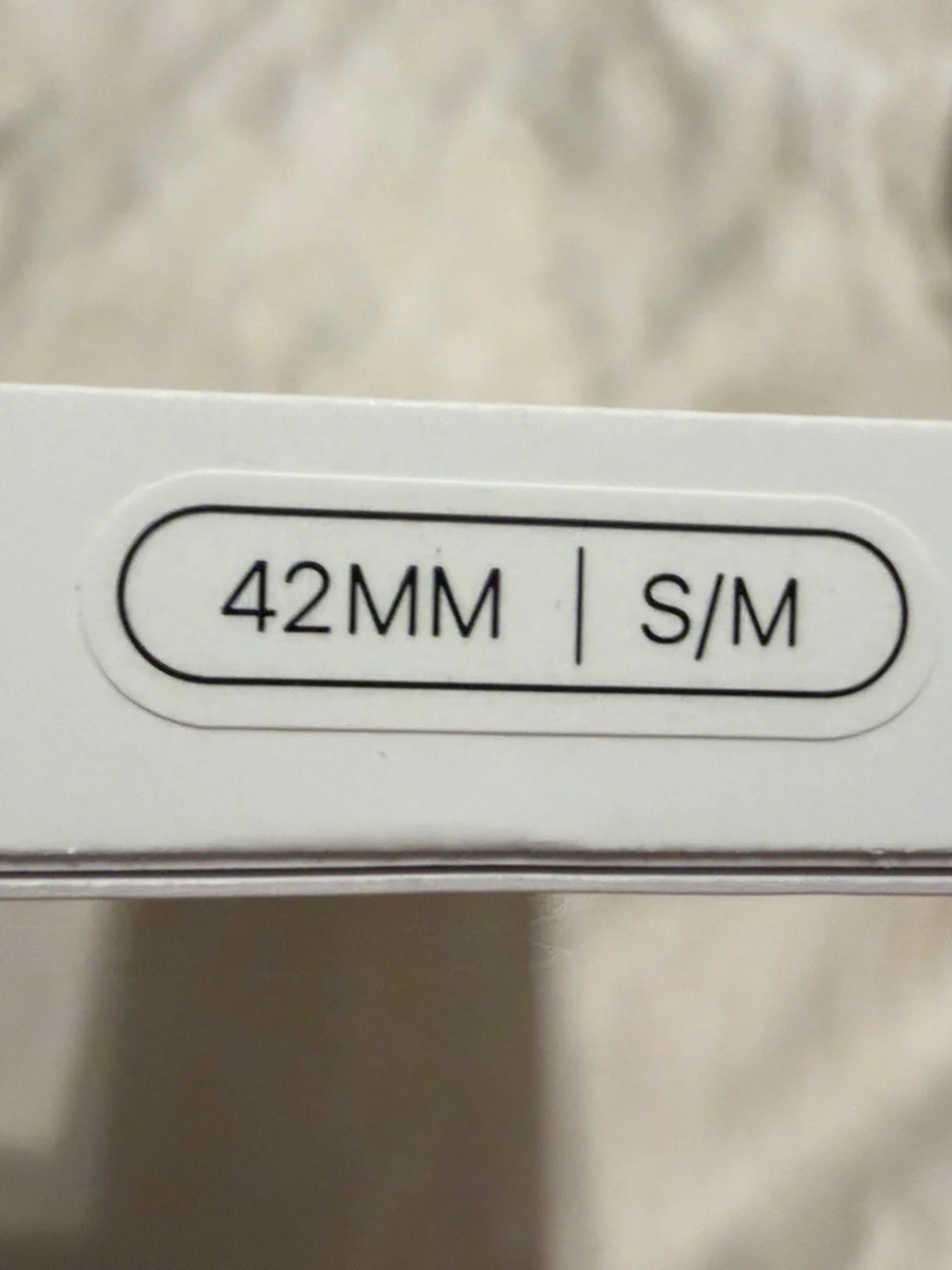 Apple Watch Sport Band White/Silver